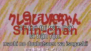 Shin-cậu bé bút chì ( 1992 ) Tập 11 | VIETSUB | : Shin Đánh Lưới Cùng Bố. Mẹ