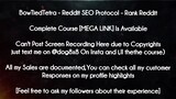 BowTiedTetra  course - Reddit SEO Protocol - Rank Reddit download
