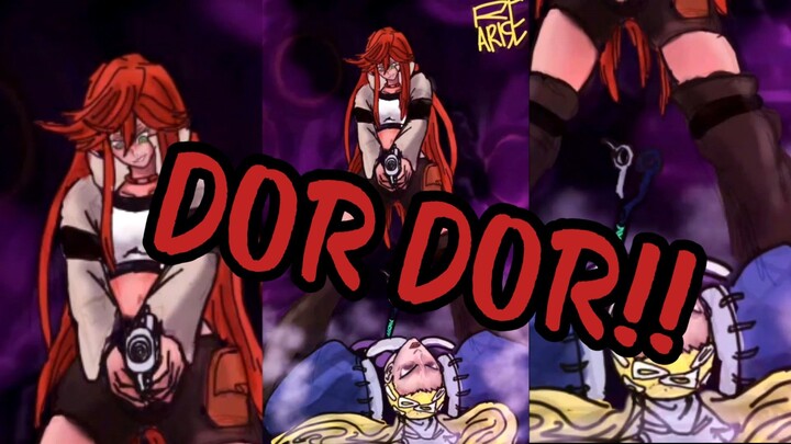 Dor ga nyangka American Style - Riyo vs Noerde final part Gachiakuta timelapse draw