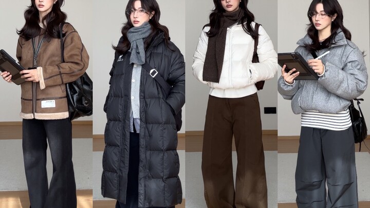 A Week of Leg-Free Outfits! Everyday Looks That Suit Everyone and Still Look Great | Down Jacket, Pa