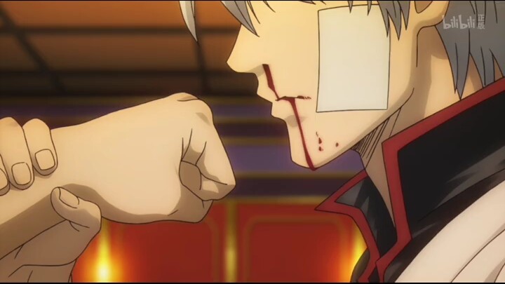 Khi Gintoki gạt tay Hijikata ra thì thật dịu dàng