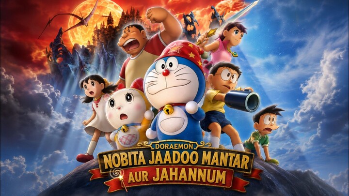 jadoo mantar aur jahannum Doraemon Nobita movie in Hindi Urdu download in HD Quality
