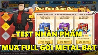 One Punch Man: The Strongest - Mua Full Gói Metal Bat Thử Nhân Phẩm Xem Được Bao Nhiêu Mảnh Tướng