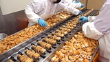 Mass production! Amazing Fish Cake Making Process - Korean food factory