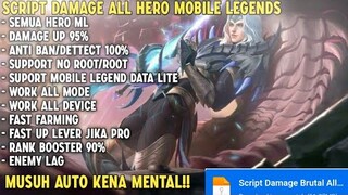 Script Damage Mobile Legends + Attack Speed No Password Patch Terbaru | Mobile Legends