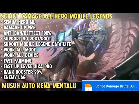 Script Damage Mobile Legends + Attack Speed No Password Patch Terbaru | Mobile Legends