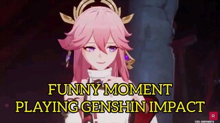 Funny Moment when playing Genshin Impact #bestofbest #genshinfunnymoment