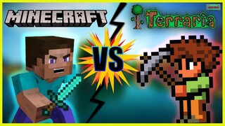 MINECRAFT đấu với TERRARIA