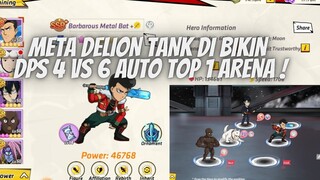 META DELION BARBOROUS METAL BAT  DI BIKIN DPS 4 VS 6 AUTO TOP 1 ARENA - OPM ONE HIT ONE KILL