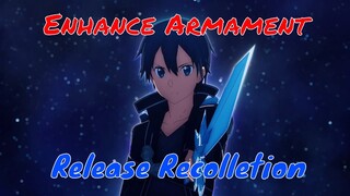 Kirito All Enhance Armament & Release Recolection | Sword Art Online Epic Moment Kirito
