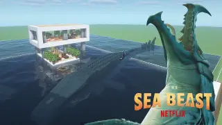 How To Make The Sea Beast Farm in Minecraft PE