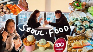 SEOUL FOOD | what we eat in a week when we're feeling blue | korean food, baking etc.