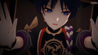 [Anime] [MMD 3D] Kabedon & Ciuman Scaramouche