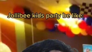 Jollibee kids party😂😂