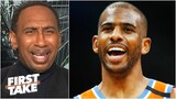 FIRST TAKE "Suns are the team to beat in Western" Stephen A on Booker-CP3 dominating Playoffs