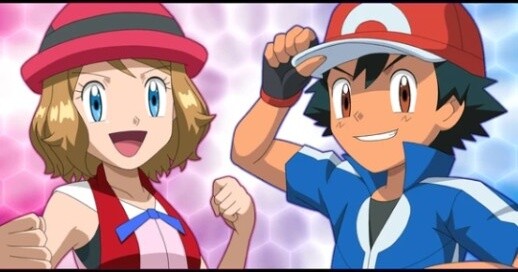 Anime|Pokémon|Ash & Serena Drawing Map Together and Never Forget