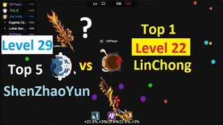 Weapon.io - #25 : Khi "Tướng Dị" LINCHONG Level 22 "Đối Đầu" Người Băng SHENZHAOYUN Level 20 Sẽ NTN?