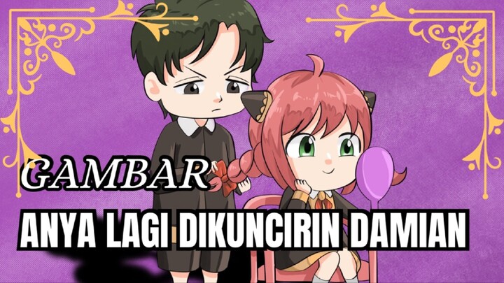 Mari menggambar anya dan damian