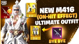 🥰NEW ON HIT EFFECT M416 AND ULTIMATE OUTFIT || PUBG/BGMI