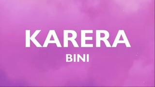Karera - BINI (Lyrics) | "Wag mag-alala, buhay ay 'di karera" (sped up + reverb)