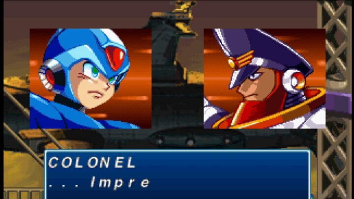 (Megaman X4) X vs Colonel part 1