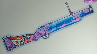 FREE FIRE How To Draw M79 Skin Hipster Bunny Cách Vẽ M79 Thỏ Quậy