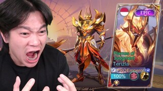 Review Skin Epic Terizla, Lagi2 Game 30 Menit Astaga!! - Mobile Legends