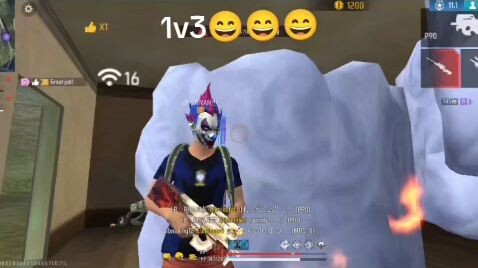#free fire #1v3