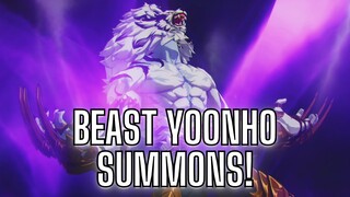 CRAZIEST LUCK EVER! SILVER MANE BAKE YOONHO SUMMONS! (Solo Leveling: Arise)