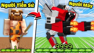 Minecraft nhưng Kinh Nghiệm = Số Năm