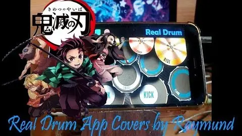 Demon Slayer - Lisa Gurenge (Kimetsu no Yaiba Opening Full) Real Drum App by Raymund