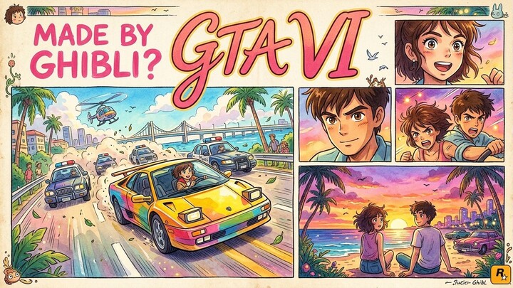 ESE GTA VI FOSSE UMA ANIMAÇÃO