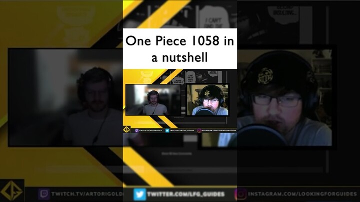 One Piece Chapter 1058 Reaction in a nutshell