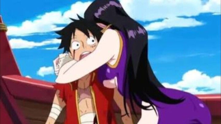 SCENE LUFFY DIPELUK SAMPAI KELUAR