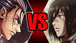 【MUGEN】Eren Yeager VS Mikasa Ackerman【1080P】【60 frames】