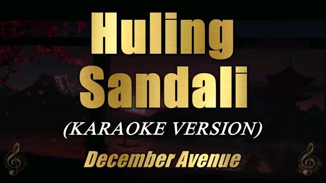 Huling sandali karaoke