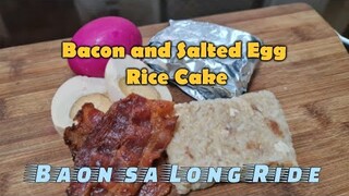 Baon sa Longride Bacon and Salted Egg RICE CAKE