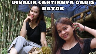 Dibalik kecantikan GADIS DAYAK KALIMANTAN BARAT, mereka tidak malu walau harus dihutan