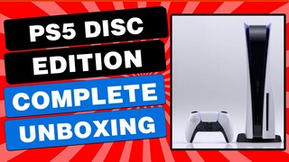 PS5 Unboxing Disc Edition Console - What's Included?