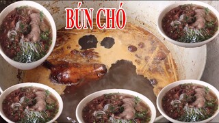 Bún Thịt Chó Chị Xinh Gái Với Bát Bún Chó Đặc Biệt Hút Lượng Lớn Khách Hàng I Thai Lạng Sơn