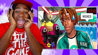 BUUR ROBLOX Squid Game Funny Moments (MEMES) - REACTION