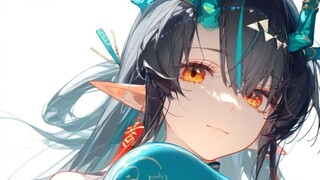 Close-up of the evening figure ~②