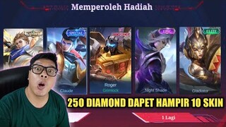 KALO BEGINI MOONTON BISA BANGKRUT !! CUMA 250DM DAPET HAMPIR 10 SKIN PERMANEN ! MOONTON AUTO PUSING