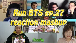 [BTS] Run BTS 달려라 방탄 ep.27｜reaction mashup