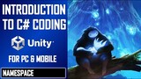 INTRO TO C# CODING IN UNITY ★ NAMESPACE DECLARATION ★ JIMMY VEGAS TUTORIAL