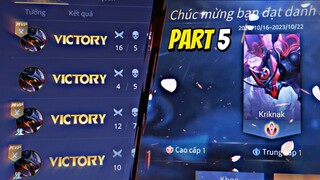 "CHINH PHỤC TOP VIỆT NAM" Bất Ngờ Ăn Quad Kill Vào Phút Cuối Trong Lúc Leo TOP BXH KRIKNAK PART 5