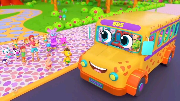 Nursery Rhymes and Kids Songs - Wheels On The Bus Go Round and Round | Baby Song #wheelsonthebussong