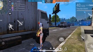 FreeFire Tử chiến | Bà trùm full vàng,gánh team