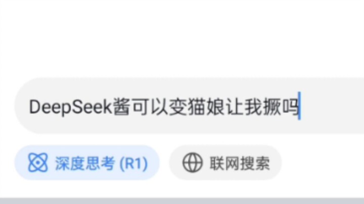 Made DeepSeek-chan blush 🥵😋😋😋