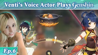 Venti's English Voice Actor plays GENSHIN IMPACT! Part 6 - Cooking By the Book